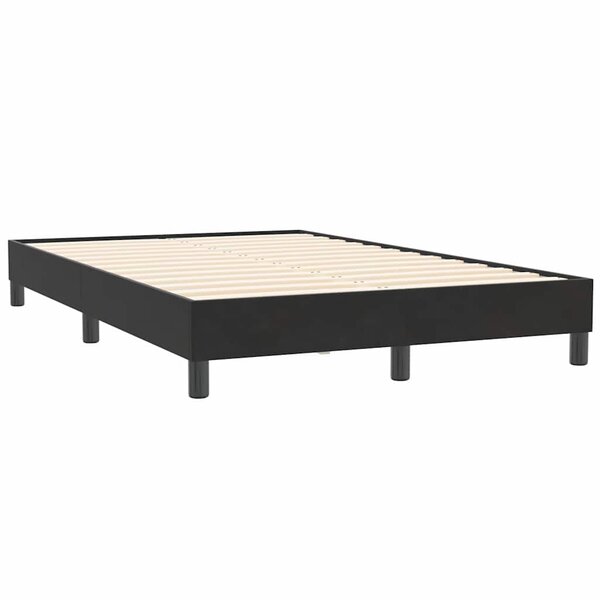 vidaXL Cadre de lit sans matelas noir 120x210 cm velours