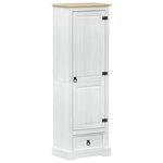 vidaXL Armoires Blanc 55 x 38 x 170 cm Pin massif
