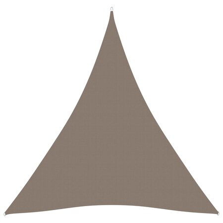 vidaXL Voile de parasol Tissu Oxford triangulaire 4 5x4 5x4 5 m Taupe