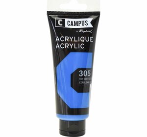 Peinture acrylique 100 ml - Bleu Ceruleum n°305