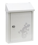 Boîte aux Lettres en Acier Sérigraphié  Smart Graphic E5721-SAL  Fente  Blanc