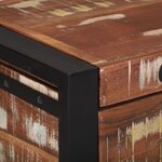 vidaXL Coffres de rangement 80x30x30cm en bois massif récupéré et métal