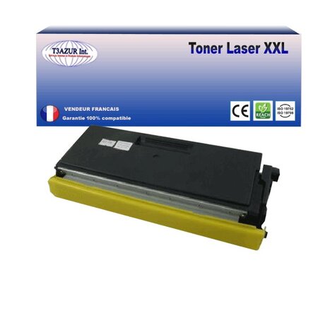 Toner compatible avec Brother TN6600 pour Brother DCP1200 DCP1400 DCP8020 DCP8040 DCP8025DN DCP8025N DCP8045D DCP8045DN - T3AZUR