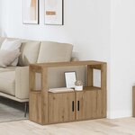 vidaXL Buffet chêne artisanal 80 x 30 x 60 cm Bois d'ingénierie