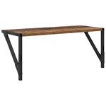 vidaXL Étagères Murales 2 Pièces Bois Ancien 60 x 25 x 25 5 cm