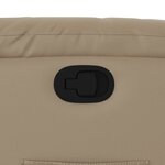 vidaXL Fauteuil inclinable Cappuccino Similicuir