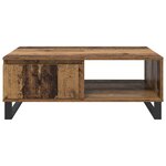 vidaXL Table basse Bois Ancien 90 x 60 x 35 cm Bois d'ingénierie