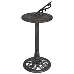 vidaXL Cadran solaire Bronze 35 5x82 cm Plastique