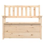 vidaXL Banc 112 5x51 5x96 5 cm Bois de pin massif
