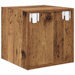 vidaXL Meuble mural Bois ancien 37 x 37 x 37 cm Bois d'ingénierie