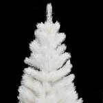 Vidaxl arbre de noël artificiel aiguilles réalistes blanc 90 cm