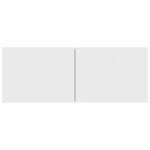 vidaXL Meubles TV 3 Pièces Blanc Bois d'ingénierie