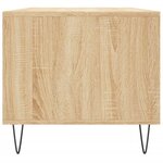 vidaXL Table basse Chêne sonoma 90x49x45 cm Bois d'ingénierie