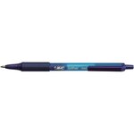 Stylo à bille rétractable Soft Feel Clic grip  bleu x 12 BIC
