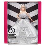 BARBIE SIGNATURE - 60eme Anniversaire Barbie Blonde et Robe Diamants - Poupée Mannequin
