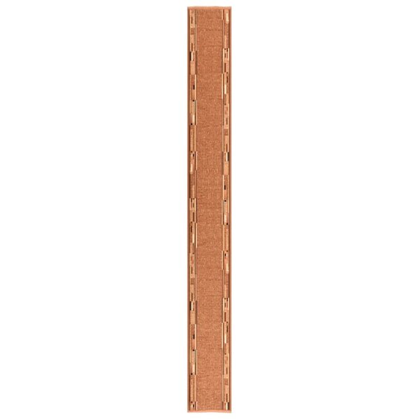 vidaXL Tapis de couloir antidérapant Marron 100x500 cm