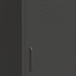 vidaXL Armoire de rangement Anthracite 42 5x35x101 5 cm Acier