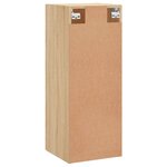vidaXL Armoire murale chêne sonoma 34 5x34x90 cm