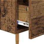 vidaXL Table de chevet Marron 40 x 35 x 47.5 cm Bois d'ingénierie