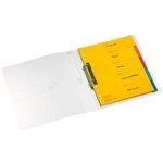 Classeur à anneaux easy orga to go, A4, 2 anneaux,blanc transparent HERLITZ