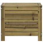 vidaXL Repose-pied de jardin 62x31 5x52 cm bois de pin imprégné