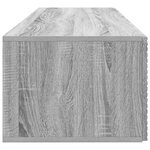 vidaXL Meuble TV mural Sonoma gris 98 x 41 x 30 cm Bois d'ingénierie