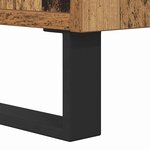 vidaXL Table basse Bois ancien 80 x 80 x 36 5 cm Bois d'ingénierie
