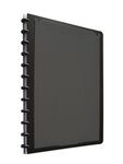 Porte-documents à spirale Vario-zipp avec 20 pochettes A4 Noir ELBA