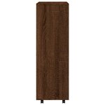 vidaXL Garde-robe Chêne marron 80x40x110 cm Bois d'ingénierie