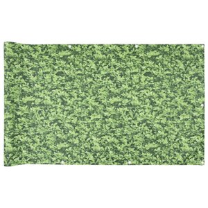 vidaXL Écran d'intimité de balcon aspect de plante vert 500x120 cm PVC