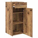 vidaXL Buffet chêne artisanal 42 5 x 40 x 93 cm Bois d'ingénierie