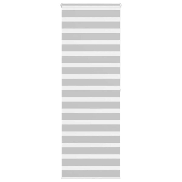 vidaXL Store zèbre gris clair largeur du tissu 85 9 cm polyester