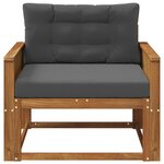 vidaXL Sofa de milieu extérieur Naturel