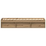 vidaXL Cadre de lit sans matelas chêne artisanal 90x200 cm