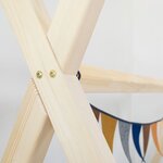 Lit tipi enfant NAKANA 140 x 200 bleu clair