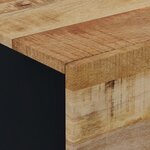 vidaXL Tables de chevet 2 Pièces 40x33x46 cm Bois de manguier solide