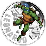 Pièce de monnaie en Argent 1 Dollar g 31.1 (1 oz) Millésime 2024 Teenage Mutant Ninja Turtles LEONARDO