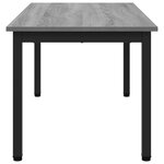 vidaXL Table basse Gris Sonoma 100 x 50 x 45 cm Bois d'ingénierie