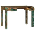 vidaXL Bureau 112x55x76 cm en bois récupéré