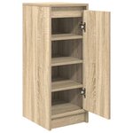 vidaXL Armoire à chaussures chêne sonoma 29 5x34x76 cm bois ingénierie