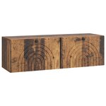 vidaXL Meuble TV mural Bois ancien 98 x 31 x 30 cm Bois d'ingénierie