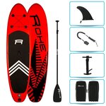 Stand up paddle gonflable keai 10'8  rohe - 325x81x15cm - avec pompe  pagaie  dérive  leash et sac de transport