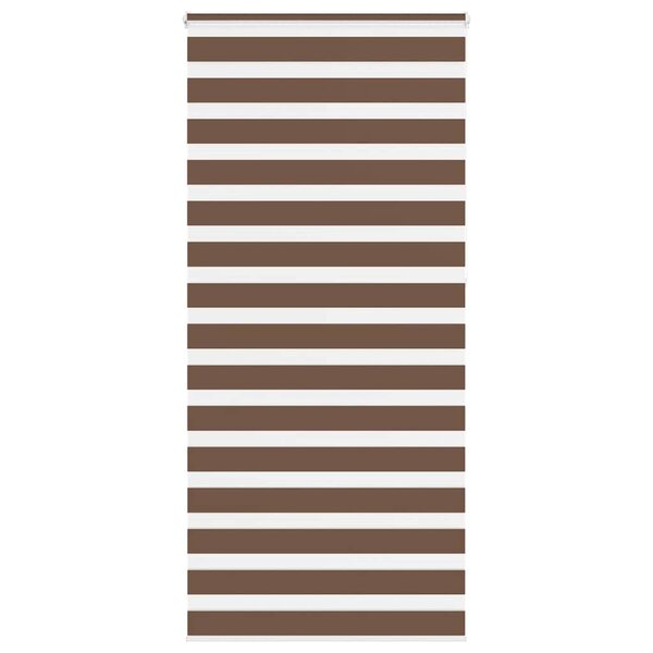 vidaXL Store zèbre marron 115x230cm largeur du tissu 110 9cm polyester