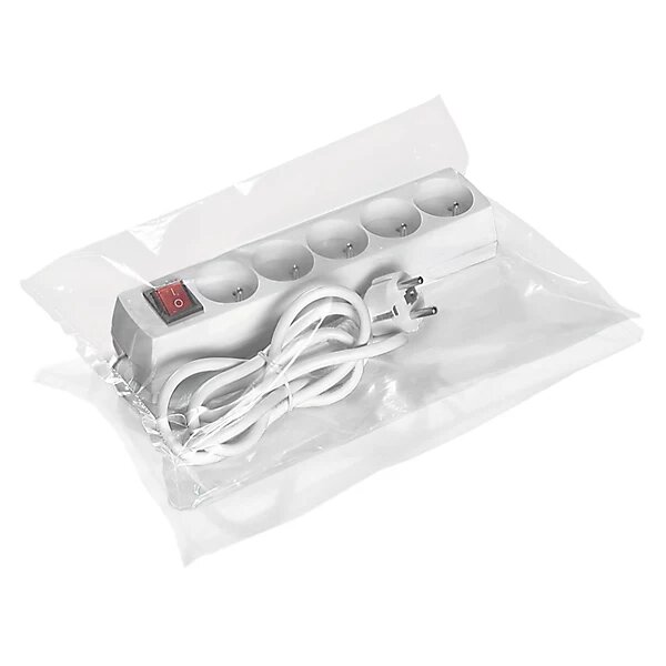 Gaine plastique transparente 50 microns 60 mm x350 m