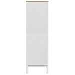 vidaXL Garde-robe FLORO blanc 77x53x171 cm bois massif de pin