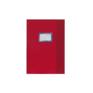 herlitz Protège-cahier format A4, gaufré (raphia), PP, rouge