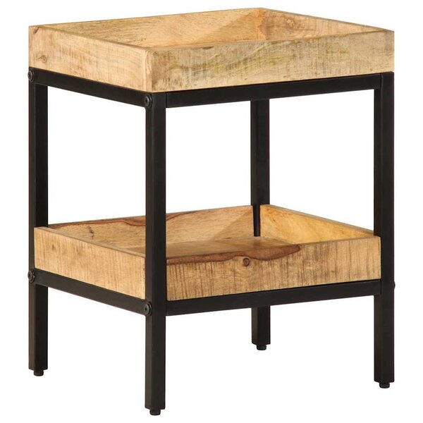 vidaXL Table d'appoint Marron 35 x 35 x 45 cm bois de manguier massif