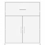 vidaXL Buffet blanc 60x31x70 cm bois d'ingénierie