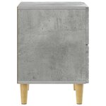 vidaXL Table de chevet 2 Pièces Gris béton 43 x 34 5 x 48 cm