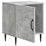vidaXL Cabinet de chevet Gris béton 43 x 34 5 x 50 cm